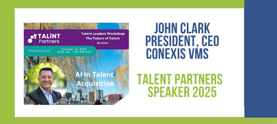 John Clark Conexis speaker at Talent Partners on AI in Contingent workforce 2025