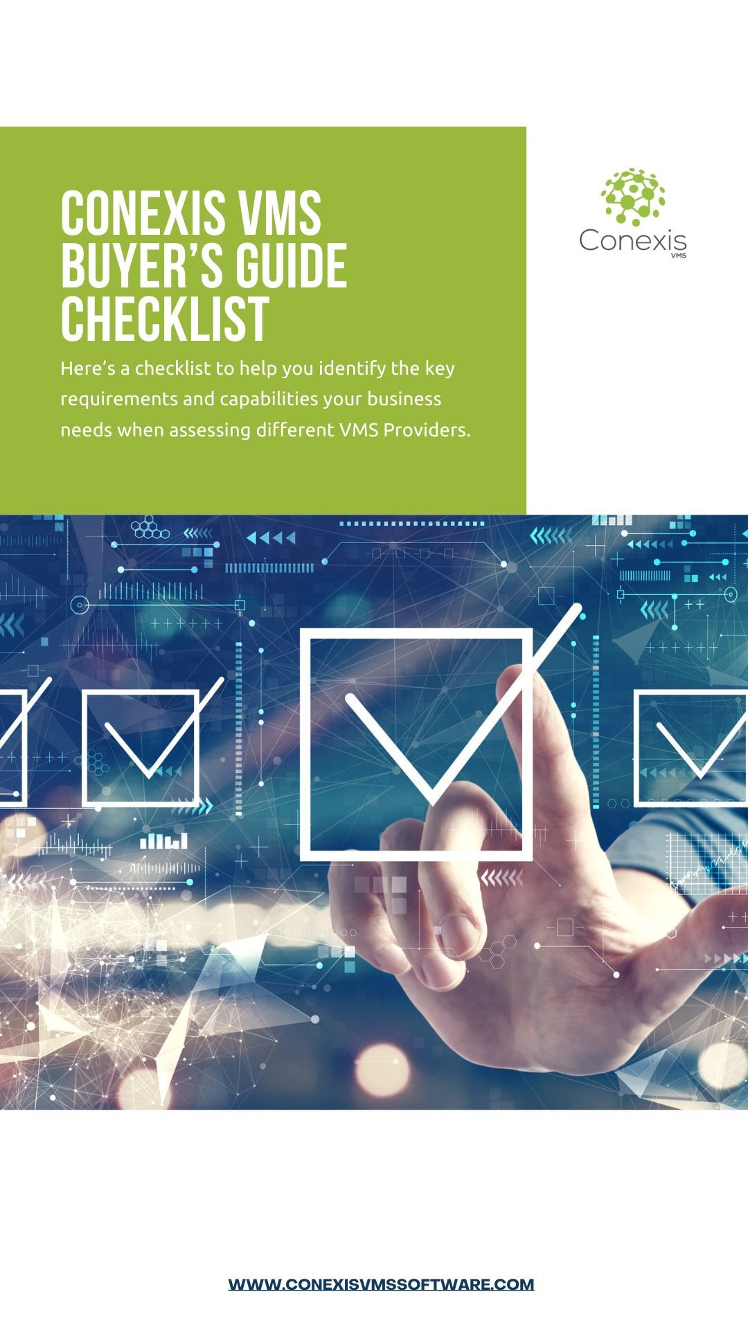 The Ultimate VMS Buyer's Guide Checklist | Conexis VMS